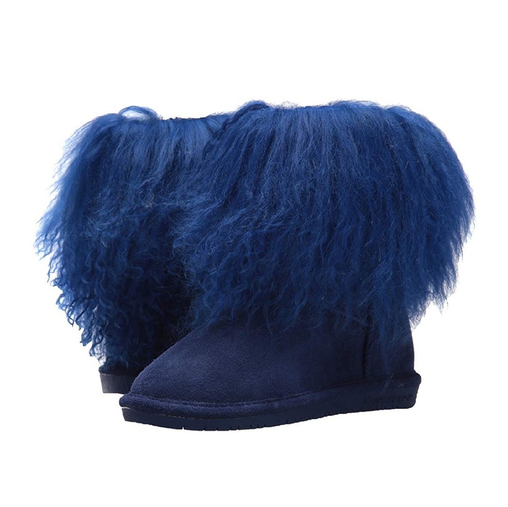 Bnwt Bearpaw girls "Boo" boots cobalt size 3